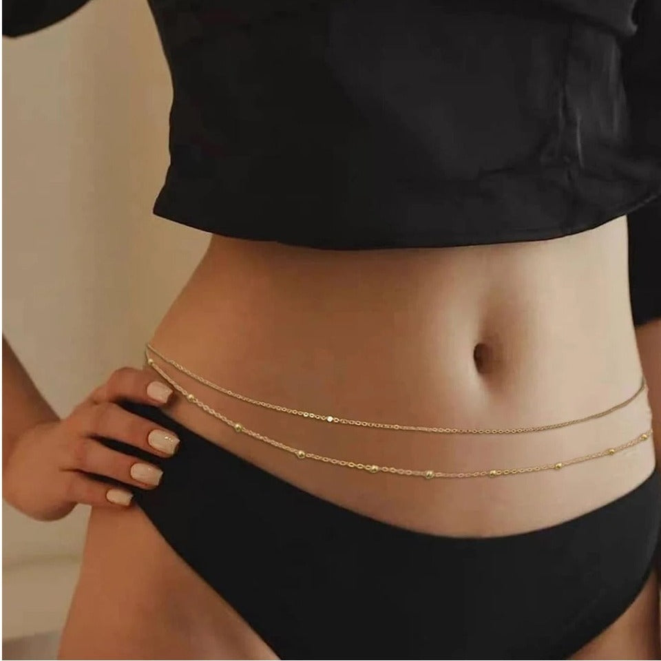 Damen elegantes Fußkettchen aus feinen Glieder- und Zirkonia-Elementen Shop Nory