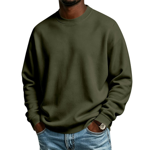 Herren Oversize-Sweatshirt mit Rundhalsausschnitt, weicher French-Terry und Rippbündchen Shop Nory