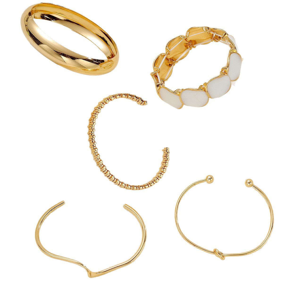 Damen Armreif-Set mit eleganten Designs und einzigartigen Materialien Shop Nory