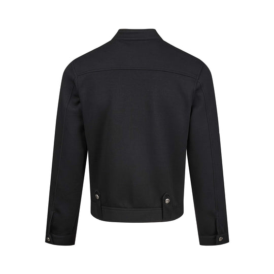 Damen Kurz geschnittene Sweat‑Bomberjacke mit Stehkragen, verdecktem Reißverschluss und Pattentaschen Shop Nory