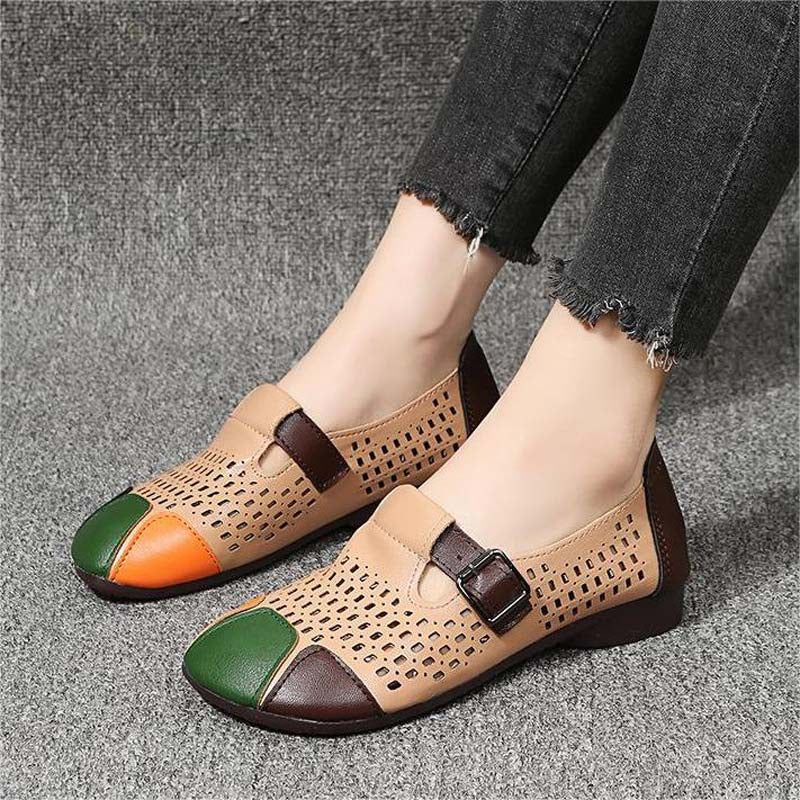 Luftige Damensandalen mit Schnalle – Zoë