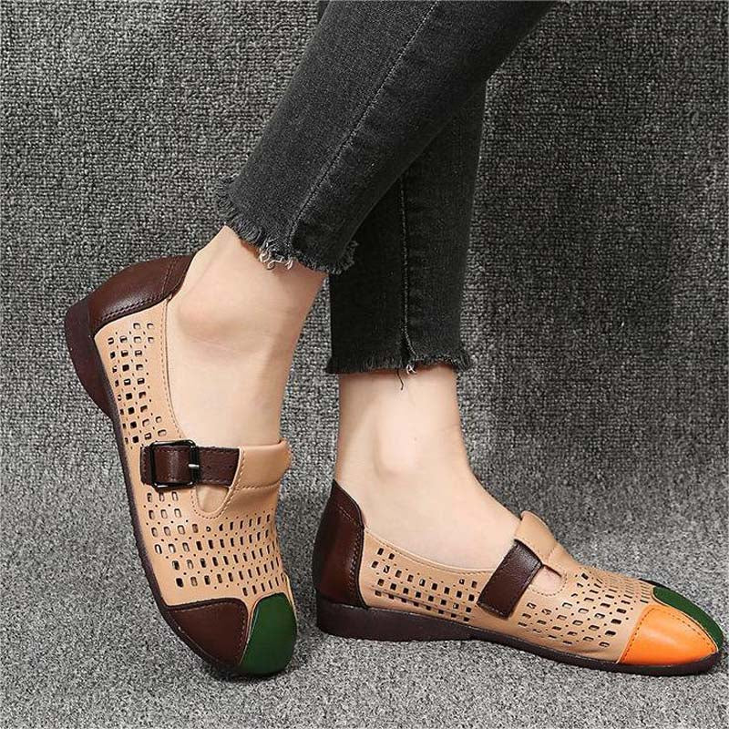 Luftige Damensandalen mit Schnalle – Zoë