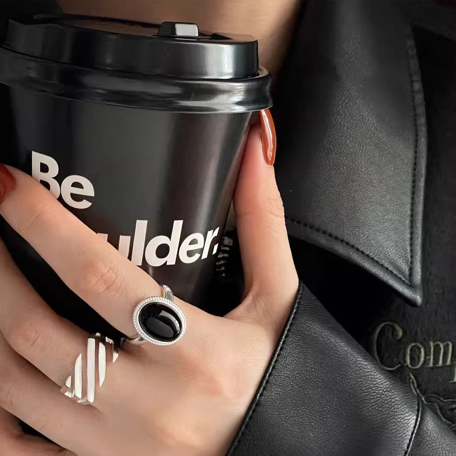 Damen Trendiger Ring mit geschwungenem Design Shop Nory