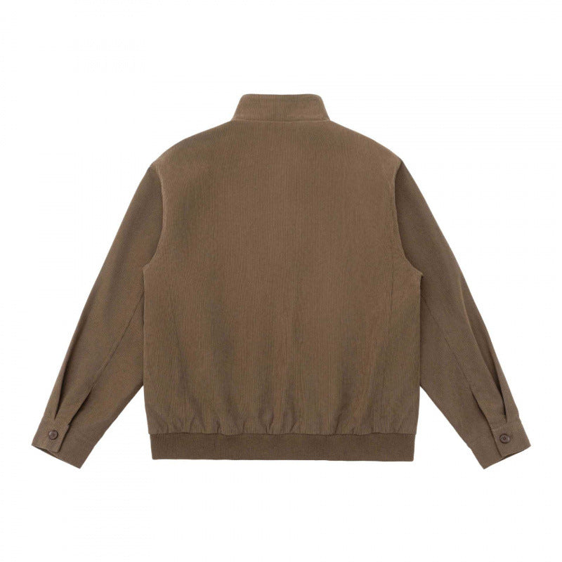 Herren Leichte Blousonjacke im Bomberstil mit Stehkragen und verdecktem Reißverschluss Shop Nory
