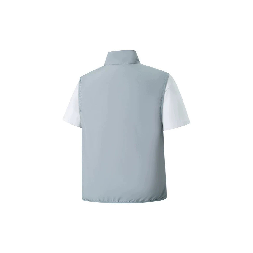 Herren Leichte Softshell-Utility-Weste mit Stehkragen, wasserabweisender Außenlage und Reißverschlusstaschen Shop Nory