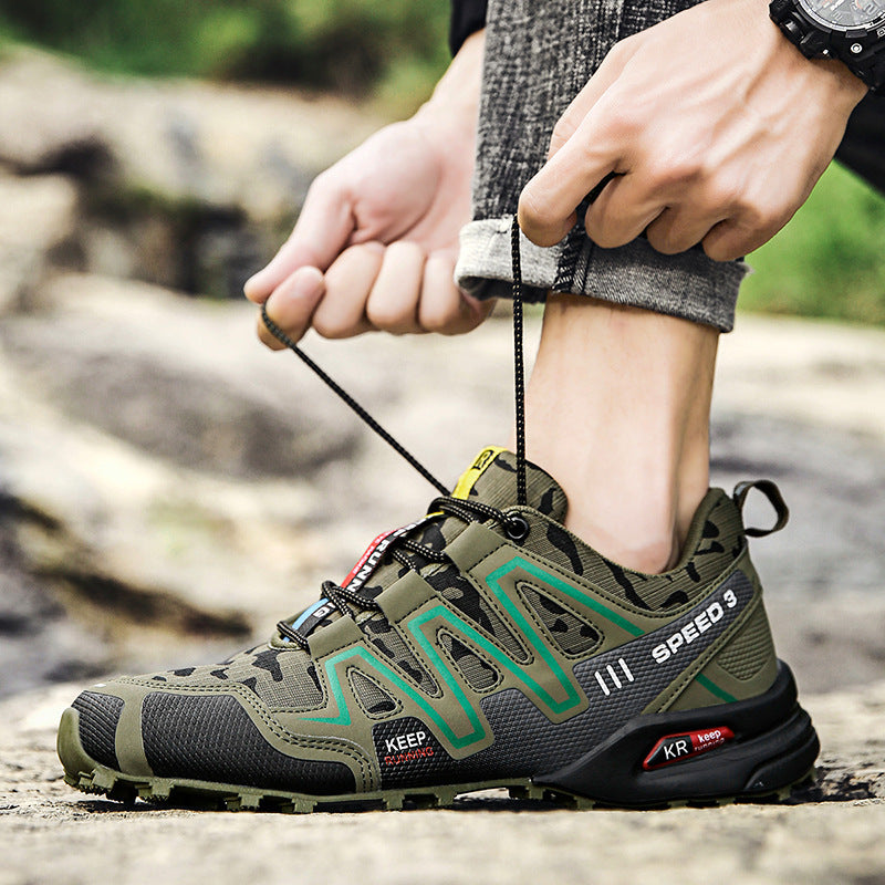 Herren Leichte Trail-Laufschuhe mit rutschfester Sohle und atmungsaktivem Obermaterial