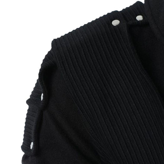 Herren stylischer Hoodie mit innovativem Kragen und praktischen Taschen