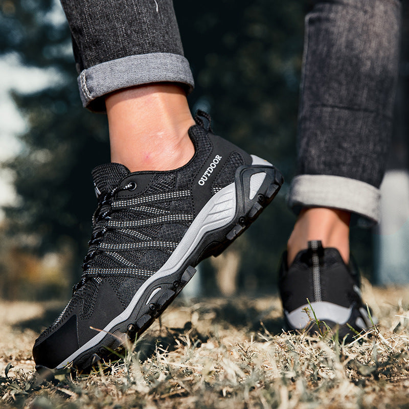 Damen Multifunktionale Outdoor-Sneaker mit rutschfester Sohle und atmungsaktivem Mesh