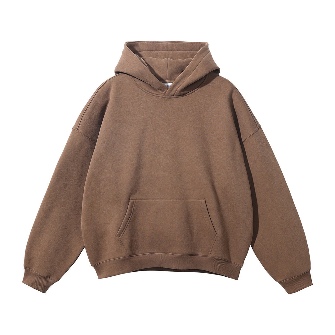 Unisex nan oversized Kapuzenpullover mit Kängurutasche und gerippten Bündchen Shop Nory
