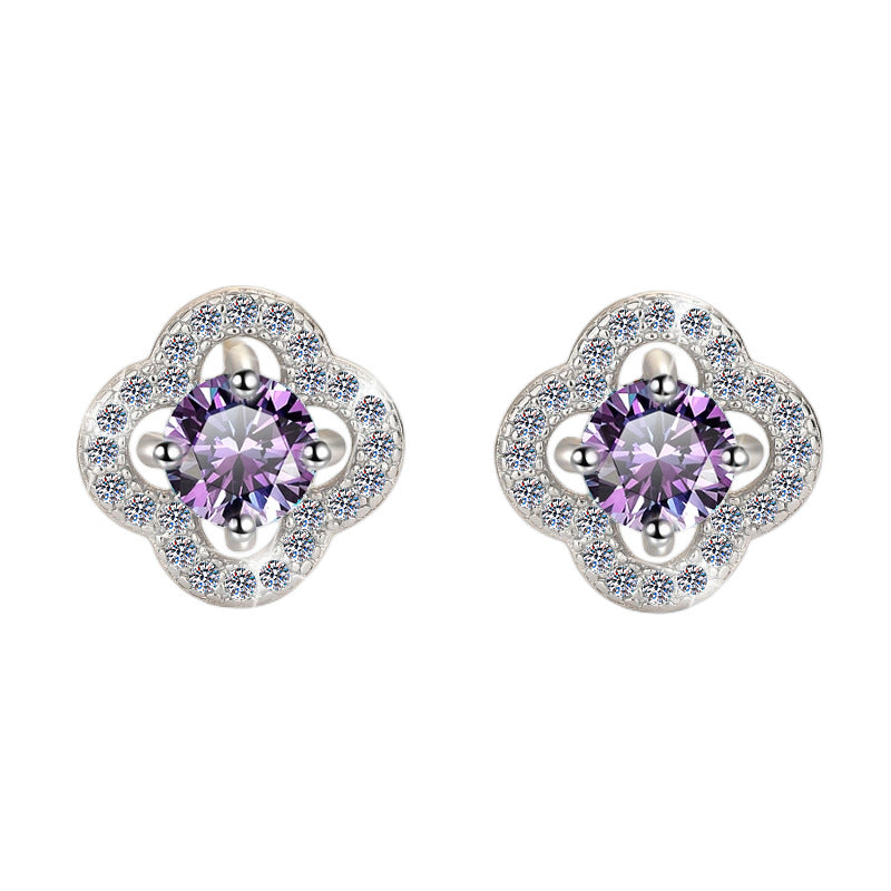 Damen Ohrringe mit kunstvollem Blumenmuster Shop Nory