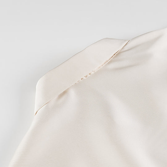 Damen Leichte Hemdbluse mit tiefem V-Ausschnitt und Doppelbindeschnüren Shop Nory