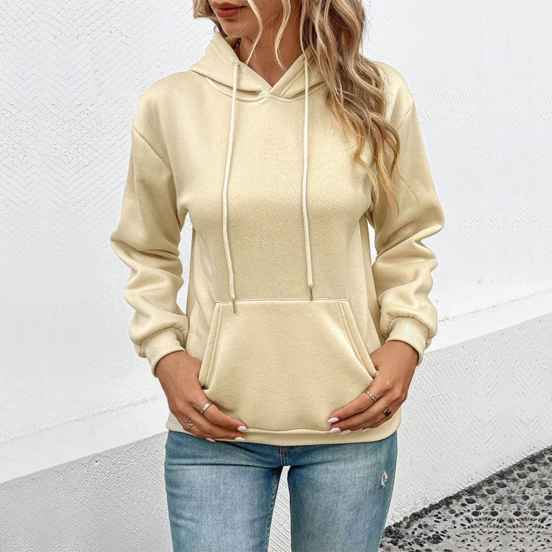 Damen Kapuzenpullover mit Kängurutasche und entspannter Oversize-Passform Shop Nory