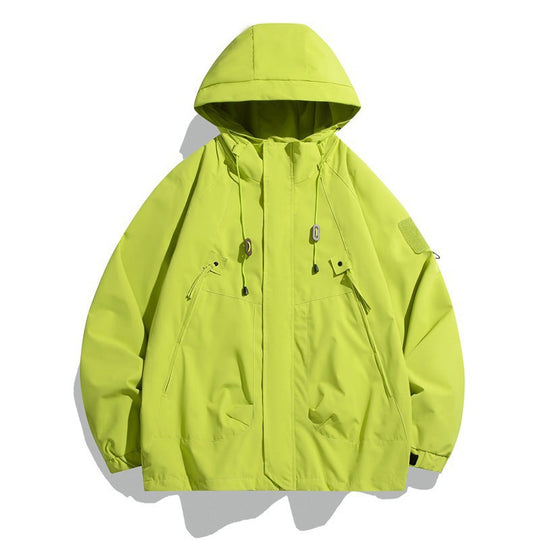 Damen technische Funktionsjacke mit verstellbarem Kapuzensystem und robustem Wetterschutz