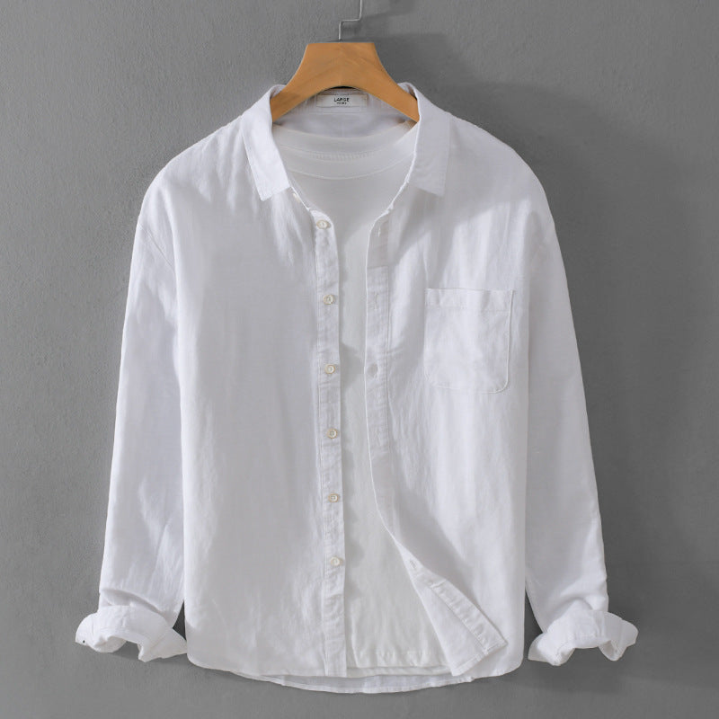 Herren Overshirt aus Baumwollmix mit Brusttasche und lockerem Schnitt Shop Nory