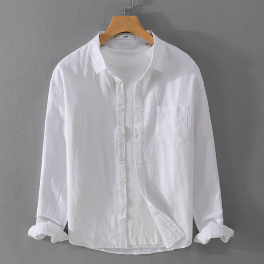 Herren Overshirt aus Baumwollmix mit Brusttasche und lockerem Schnitt Shop Nory
