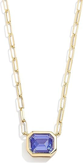 Damen Halskette mit facettiertem Rubinanhänger und eleganter Gliederkette Shop Nory