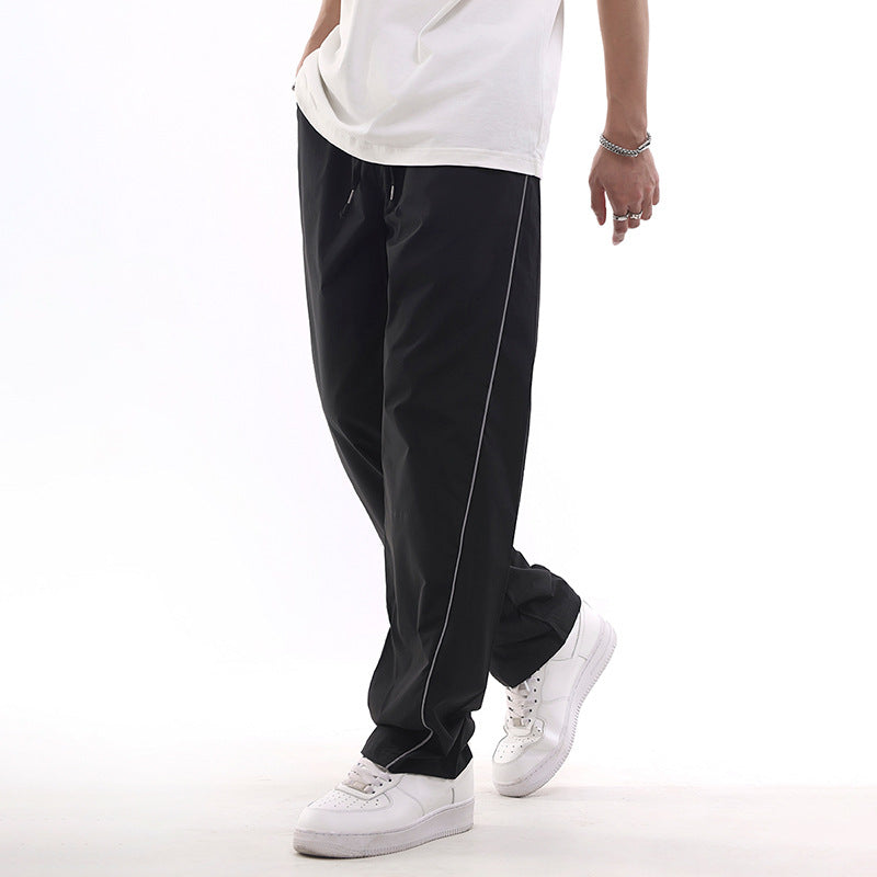 Herren Sportliche Freizeithose mit verstellbarem Bund und seitlichen Taschen Shop Nory