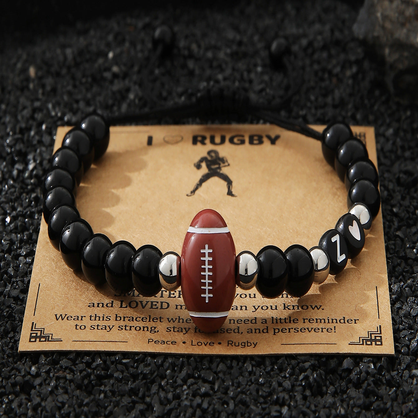 Unisex-Armband mit Rugby-Motiv Shop Nory