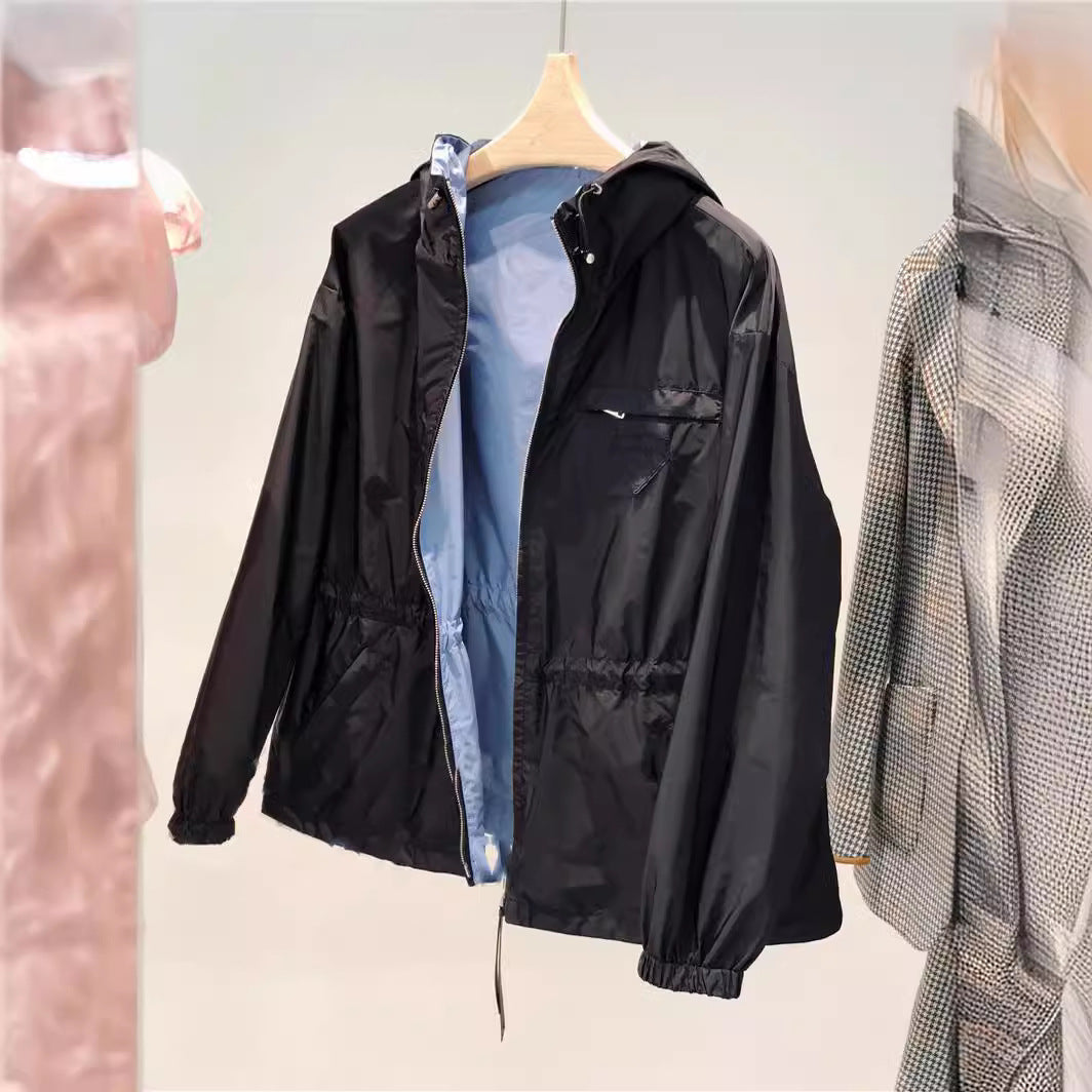 Damen Modische Übergangsjacke mit verstellbarem Bund Shop Nory