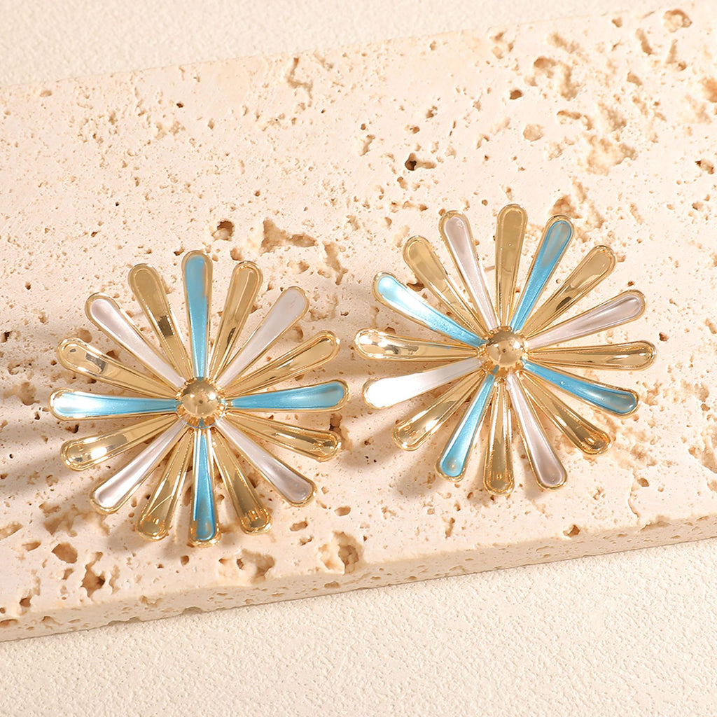 Damen Ohrringe im floralen Sonnenblumen-Design Shop Nory