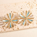 Damen Ohrringe im floralen Sonnenblumen-Design Shop Nory