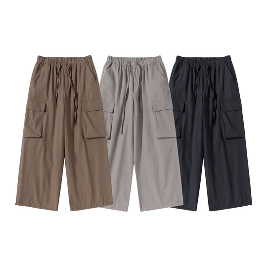 Damen Culotte-Cargo Bermudas im Utility-Look mit elastischem Tunnelzugbund und großen Pattentaschen Shop Nory