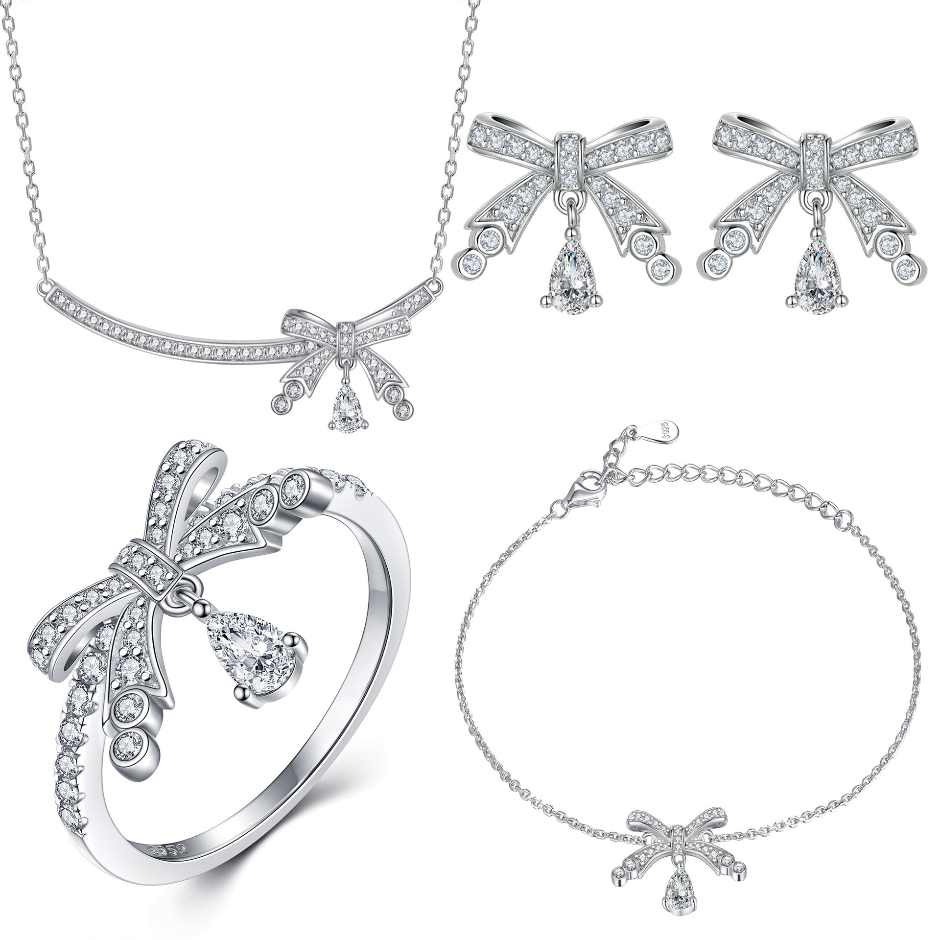 Damenring mit glänzenden Zirkonia Shop Nory