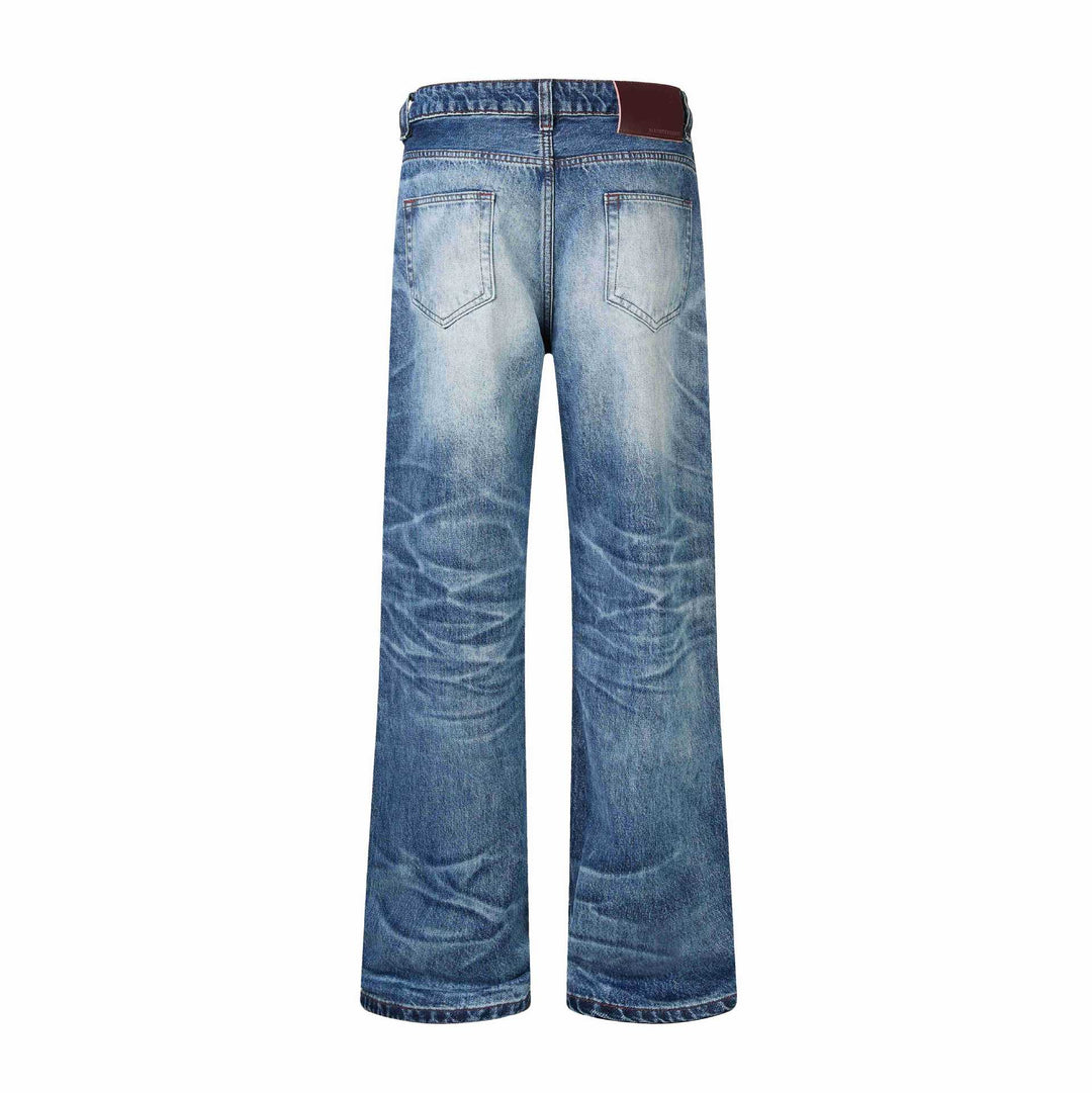 Damen Hochgeschnittene Jeans mit weitem Bein, Destroyed‑Look und Fünf‑Taschen‑Schnitt Shop Nory