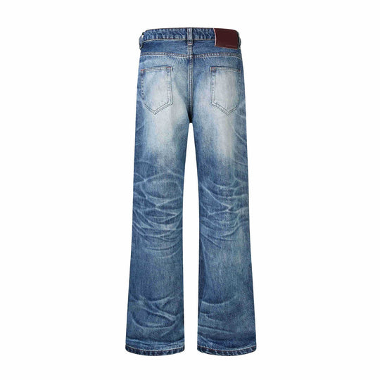 Damen Hochgeschnittene Jeans mit weitem Bein, Destroyed‑Look und Fünf‑Taschen‑Schnitt Shop Nory
