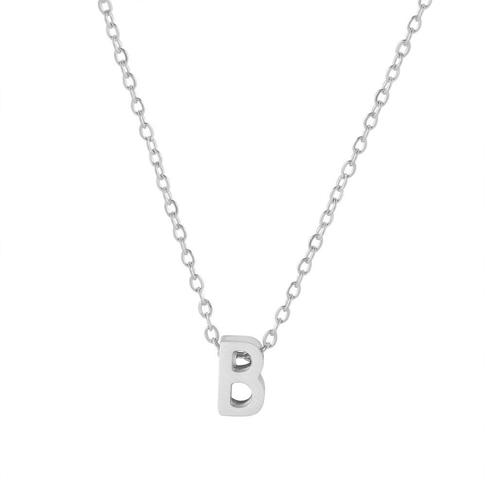Damen personalisierte Initial Anhänger Halskette Shop Nory