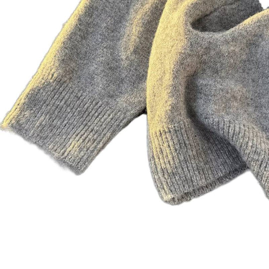 Unisex Feinstrick-Zipcardigan mit Rundhals und weichem Alpaka‑Mix Shop Nory