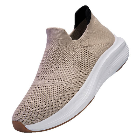 Unisex Atmungsaktiver Strick-Slip-On Sneaker mit Memory-Schaum-Zwischensohle Shop Nory