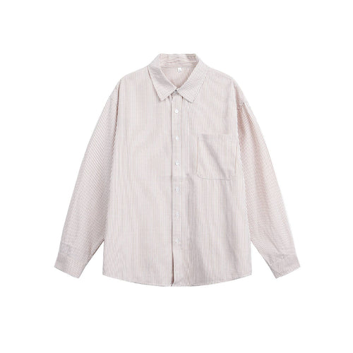 Unisex Leichtes Oversize-Hemd im Boxy-Relaxed‑Schnitt mit Kentkragen und Brusttasche Shop Nory