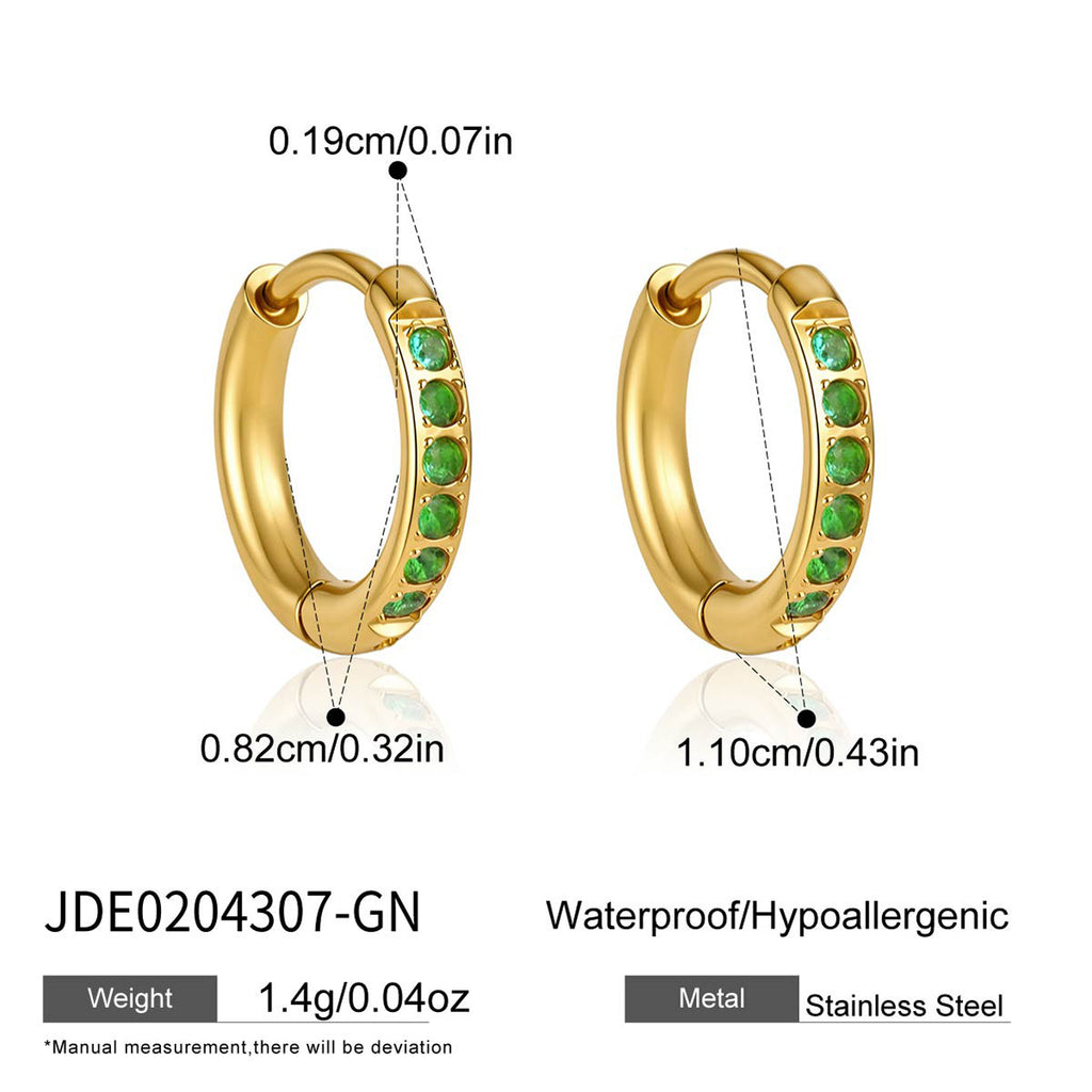 Damen Ohrhänger mit funkelnden Zirkonia und elegantem Design Shop Nory