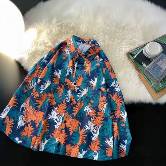 Damen Lässiges Blusenoberteil mit floralem Druck Shop Nory