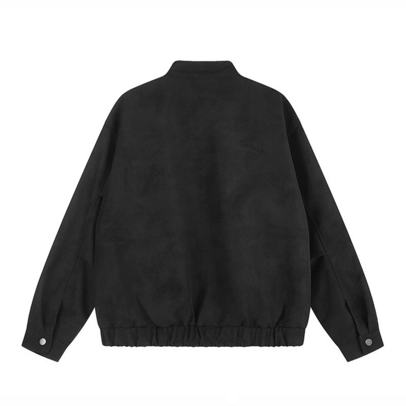 Damen Militärinspirierte Oversize-Jacke mit Stehkragen und Zierknopfreihe Shop Nory