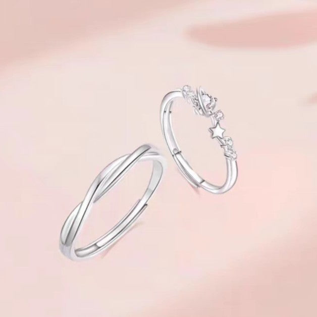Damen eleganter Ring mit geschwungenem Design und polierter Oberfläche Shop Nory