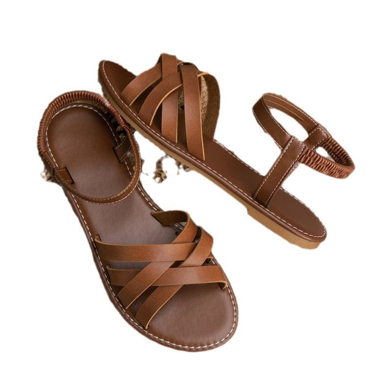 Damen Modische Sandalen mit verstellbaren Riemen und komfortabler Sohle