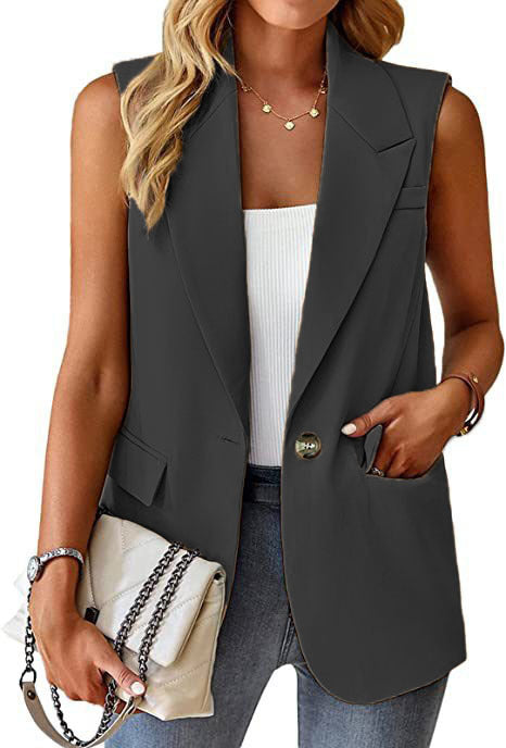 Damen Stylischer Blazer-Weste