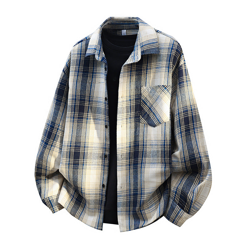 Herren Karierte Freizeithemd Shop Nory