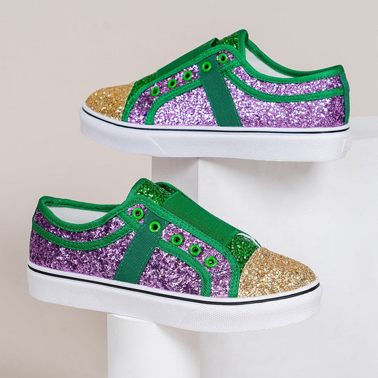 Damen Glitzernde Slip-On Sneaker