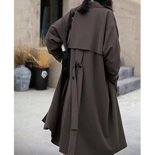 Damen Elegante und bequeme Trenchcoat Shop Nory