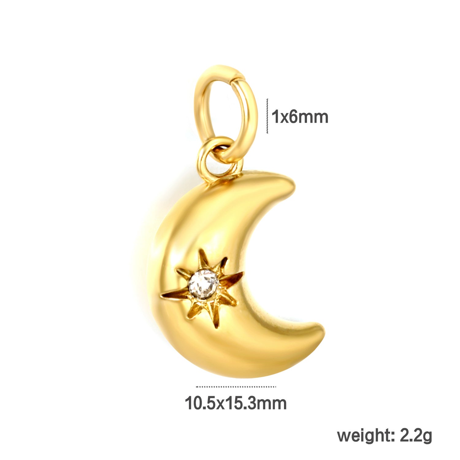 Damen hochwertiger Muschelanhänger aus goldplattiertem Edelstahl Shop Nory