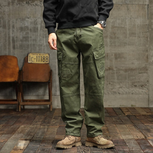 Herren Cargo-Joggerhose mit Utility-Taschen und elastischen Bündchen Shop Nory