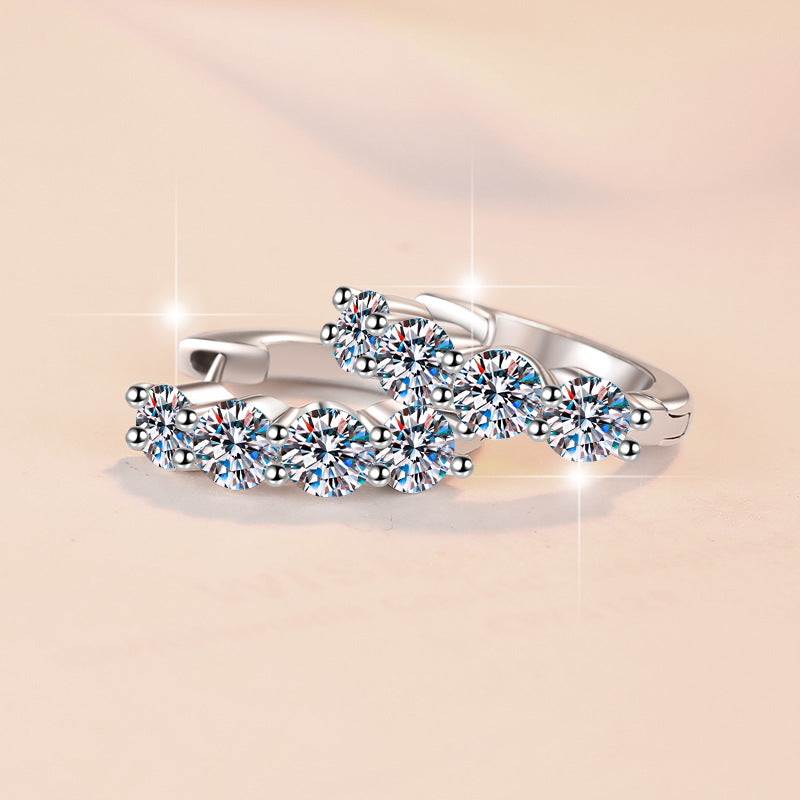 Damen Ohrringe mit funkelnden Zirkonia in elegantem Design Shop Nory