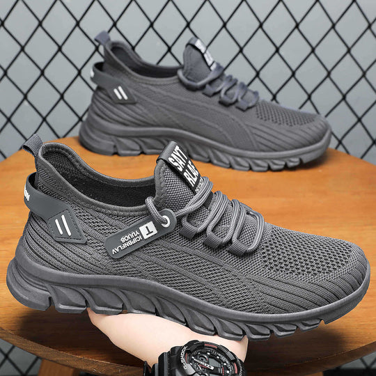 Herren nan atmungsaktiver Strick-Chunky-Sneaker mit elastischem Einstieg, stabiler Dämpfungssohle und Zuglasche Shop Nory
