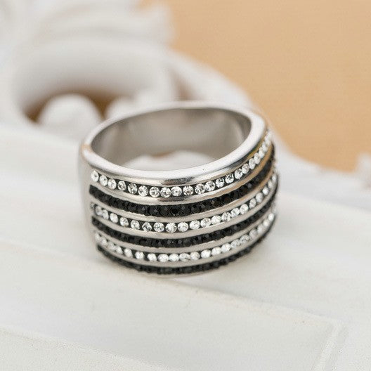 Herren Ring mit feinen Zirkonstein-Akzenten Shop Nory