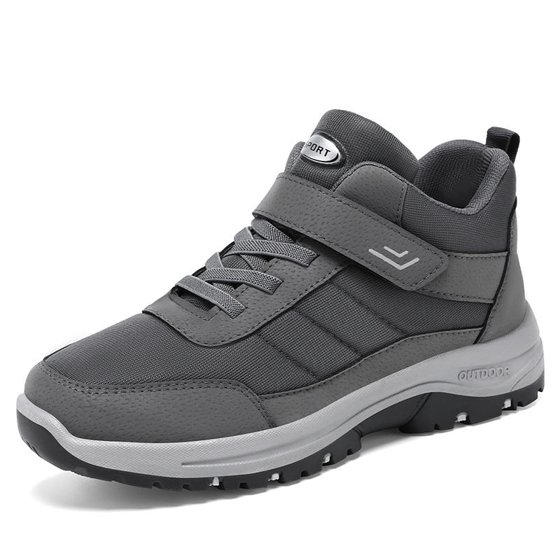 Herren nan multifunktionaler Trekking-Walking-Sneaker mit Klett- und Schnürsystem, stoßdämpfender EVA-Zwischensohle und tiefprofilierter Trailsohle Shop Nory
