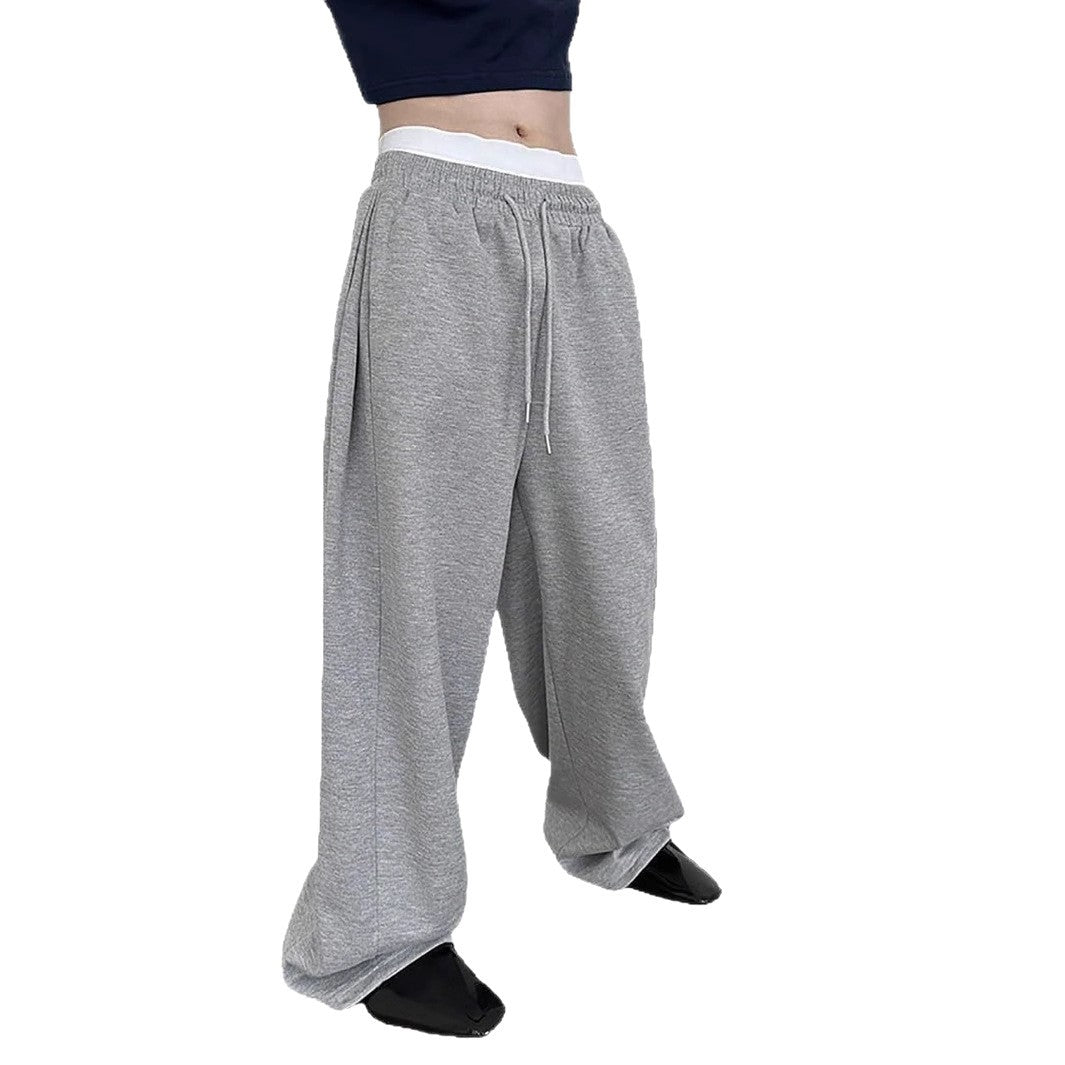 Unisex nan lässige Oversize Jogginghose mit elastischem Bund und Kordelzug Shop Nory
