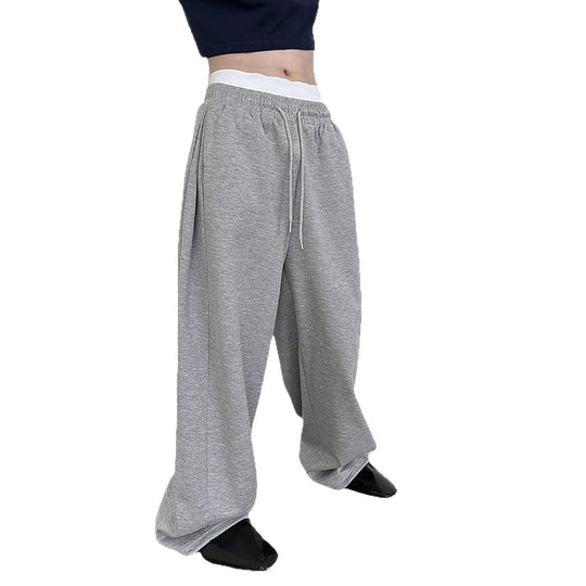 Unisex nan lässige Oversize Jogginghose mit elastischem Bund und Kordelzug Shop Nory